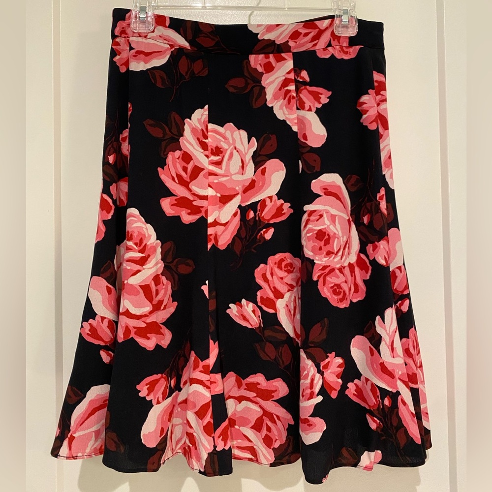 Kate Spade Rambling Roses Midi Skirt
